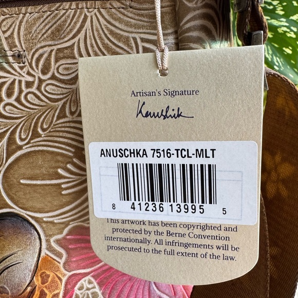 ANUSCHKA Cleopatra's Leopard Print Crossbody Bag - Picture 9 of 16